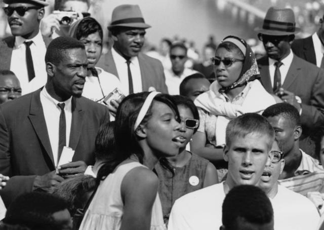 Bill Russell at the Civil Rights March on Washington, D.C.