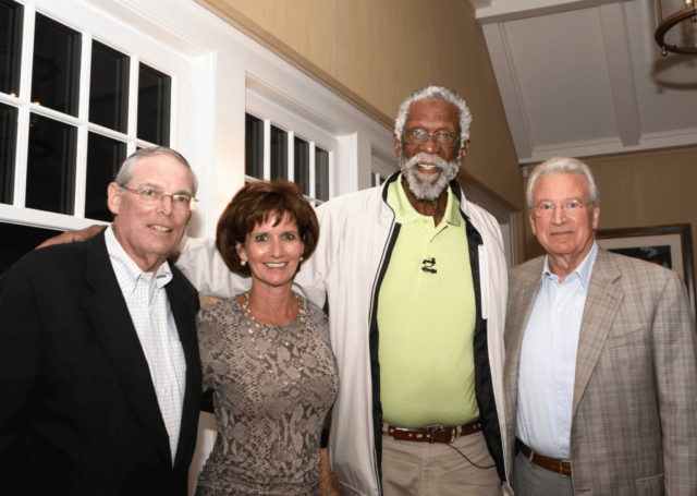 Geoff Boisi, Nancy Altobello, Bill Russell and Willem Kooyker